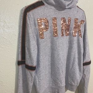 PINK BLING SWEATER Size M